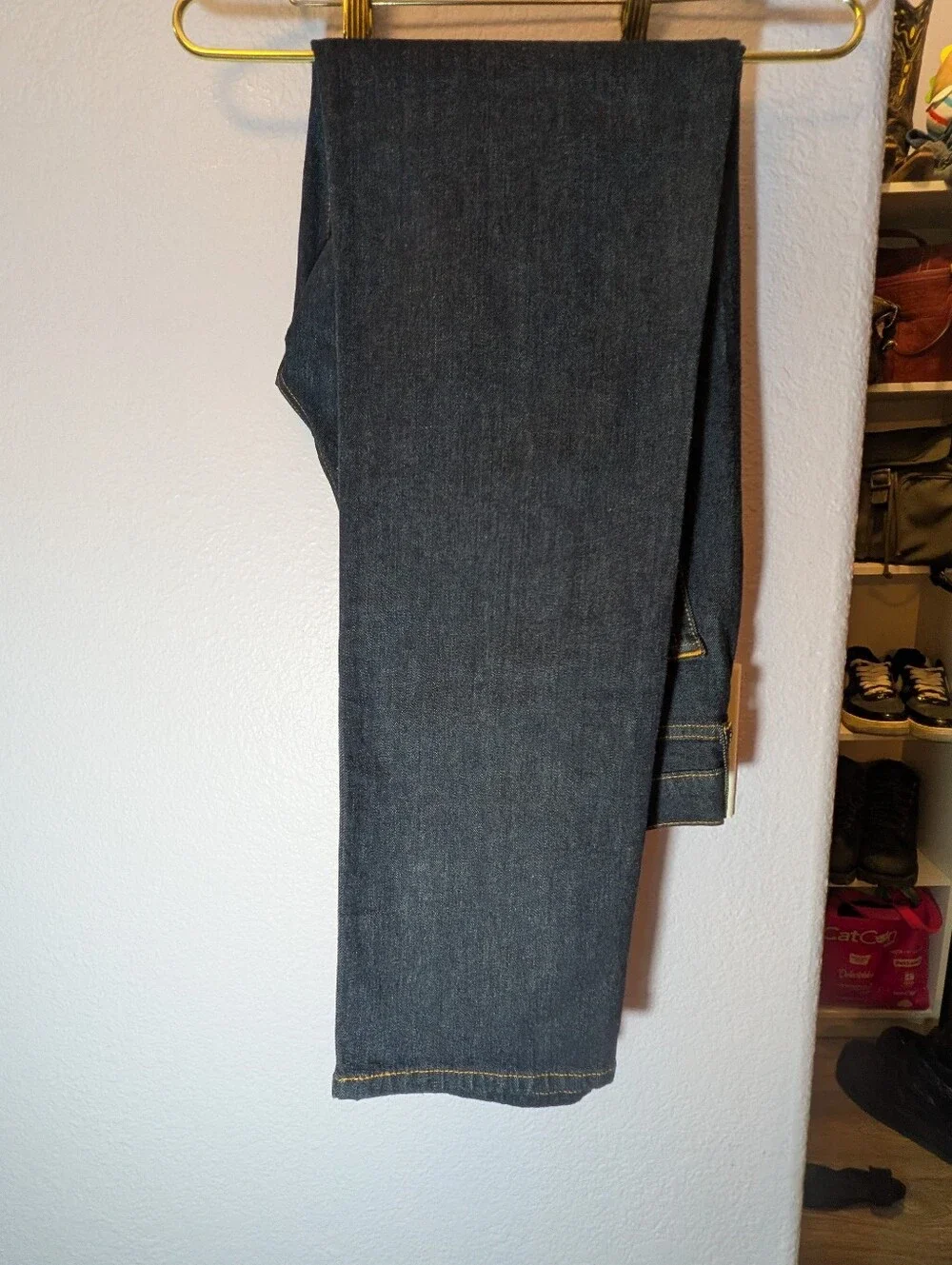 Levi's 514 Straight Leg Jeans Men's Size 36 x 36 Dark Indigo Wash Waterless